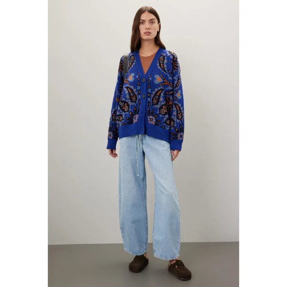 FARM Rio Sweaters - R-57. FARM Rio Toucans Scarf Print Sweater XS